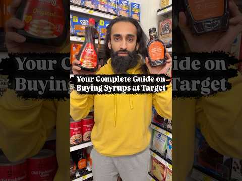Your Complete Guide on Buying Syrups at Target #maplesyrup #targetfinds