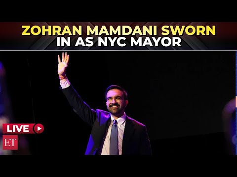 Zohran Mamdani takes oath as New York City mayor in private midnight ceremony  | LIVE