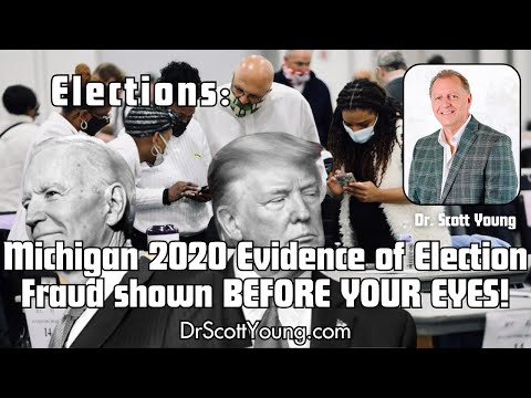 Michigan 2020 Evidence of Election Fraud shown BEFORE YOUR EYES