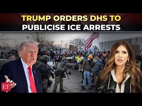 ‘Show numbers, names & faces…’: Trump orders DHS & ICE to publicise arrests amid Minnesota crackdown