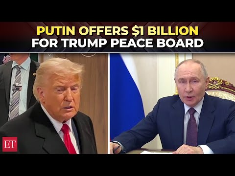 Putin on Trump’s ‘Board of Peace’ invite: Russia ready to pay  billion from frozen assets