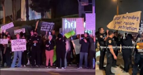 Radical Leftists Harass Christians at California Church Event Where Erika Kirk Was Speaking (VIDEO)