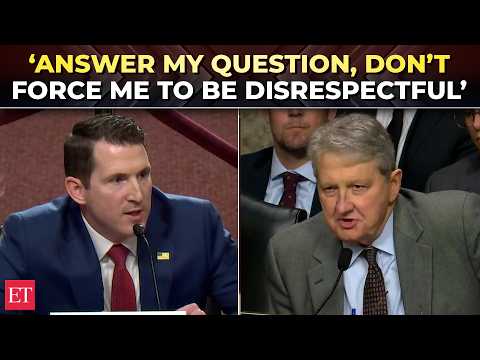 ‘I don’t have time!’: Sen. John Kennedy clashes with Trump DOJ fraud chief nominee at fiery hearing