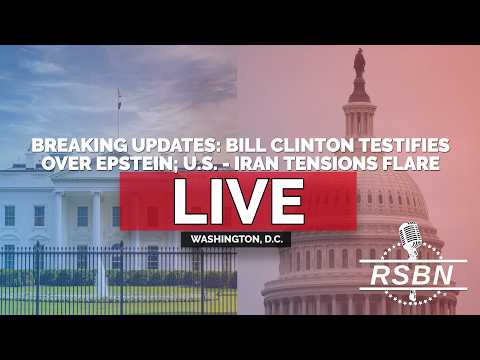 LIVE REPLAY: Bill Clinton Testifies Over Epstein Files; U.S.-Iran Tensions Flare, & More – 2/27/26