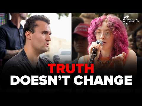 Charlie Kirk Challenges Catholic Student On Biblical Truth