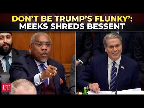‘Don’t be Prez’s F**KING FLUNKY’: Meeks unleashes on Bessent over investment in Trump’s Crypto firm