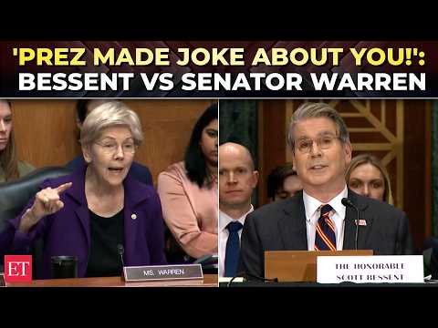 ‘It got a LOT of laughs!’: Scott Bessent fires back at Sen Warren over Trump’s ‘Pocahontas’ joke