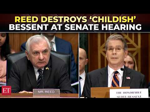 ‘Your behaviour is absolutely childish’: Jack Reed humiliates Bessent over Fannie & Freddie handling