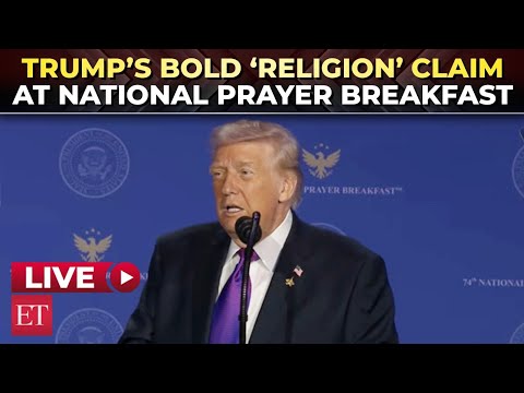 LIVE| ‘I’ve done more for religion than any Prez’: Trump speaks at National Prayer Breakfast