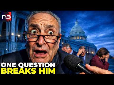 Urgent: Schumer Goes Completely DUMB After Reporter Corners Him – His Face Tells You EVERYTHING