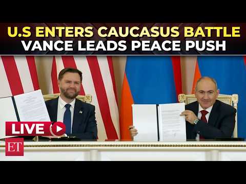 Vance in Armenia LIVE: America’s power move to redraw Caucasus, VP pushes game-changing peace deal