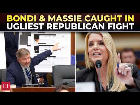 ‘I caught you red-handed!’: Epic clash between Thomas Massie & Pam Bondi over Epstein Files cover-up
