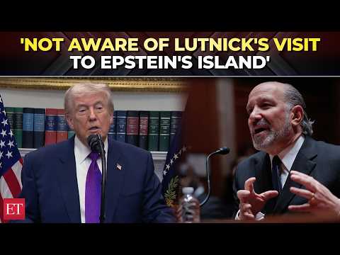 ‘Haven’t spoken to him about it…’: Trump says not aware of Lutnick’s visit to Epstein’s island