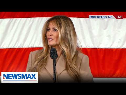 Melania Trump: Love of country, family makes us uniquely American