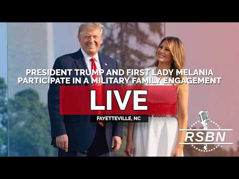 LIVE: President Trump and First Lady Melania Participate in a Military Family Engagement – 02/13/26