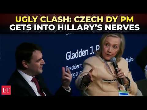 ‘Don’t be nervous’: Czech Dy PM grills Hillary over Trump; Clinton fires back with epic one-liner