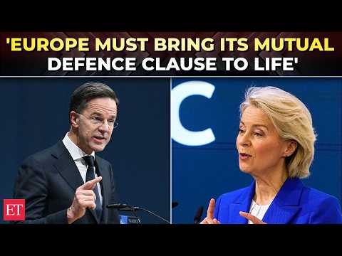 ‘Adapt or die as Ukrainians say’: Von der Leyen issues urgent call to Europe, rebukes NATO chief