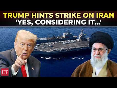 Trump weighs military strike as U.S warships surround Iran and the countdown to conflict begins
