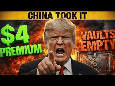 VAULTS EMPTY: China Is Now Paying  More For Every Ounce. (It’s Gone)