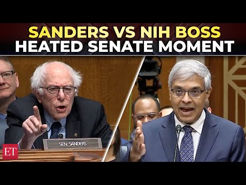 ‘Say it again, loud & clear’: Sanders forces NIH chief Dr Bhattacharya to answer on vaccines, autism