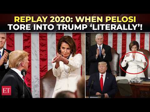 ‘Manifesto of mistruths’: Moment when Nancy Pelosi ripped copy of Trump’s State of Union address
