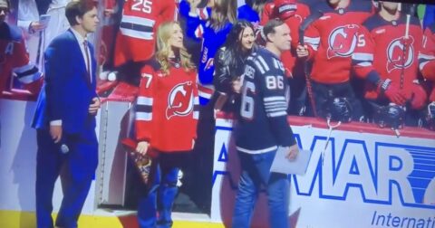 EMBARRASSING: New Jersey Gov. Mikie Sherrill and Husband BOOED LOUDLY at Devils–Sabres Game Honoring U.S. Olympic Hockey Hero Jack Hughes