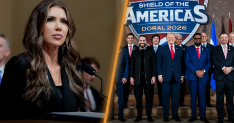 WATCH: After Trump Fires Her from DHS, Kristi Noem Delivers Speech in New Role