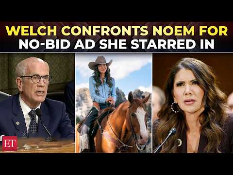 ‘Why did you star in the ad yourself?’: Peter Welch brutally confronts Noem over no-bid DHS campaign