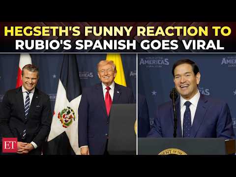 ‘Can I speak Spanish?’: Rubio asks Trump, Hegseth jokes ‘I only speak American’ in fun summit moment