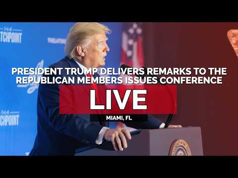 LIVE: President Trump Delivers Remarks to the Republican Members Issues Conference – 03/09/26