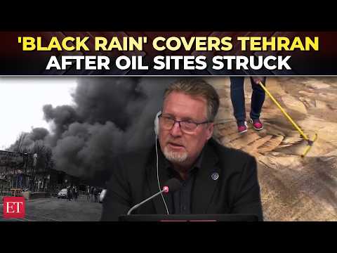 US-Israel vs Iran war: ‘Black rain’ covers Tehran after oil sites struck; WHO warns of health risks