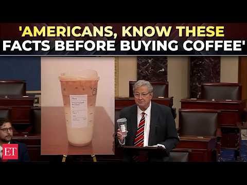 ‘Know this BEFORE BUYING COFFEE!’: Sen Kennedy breaks down sugar count in Starbucks staple in Senate