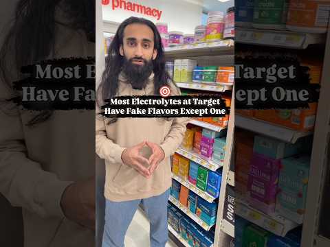 Most Electrolytes at Target Have Fake Flavors Except One #electrolytes #target #justingredients