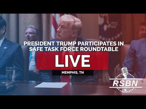 LIVE REPLAY: President Trump Participates in the Memphis Safe Task Force Roundtable – 03/23/26