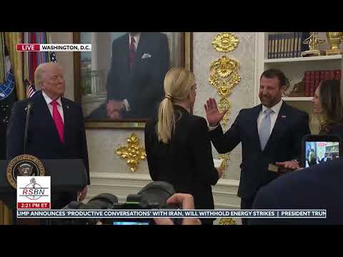 WATCH: Markwayne Mullin is Officially Sworn in as the New Secretary of Homeland Security – 03/24/26
