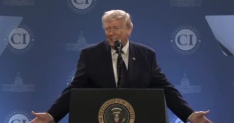 WATCH: Trump Tells Republican House Conference “I’m Not Going to Sign ANYTHING” if SAVE America Act is Not Passed in “Biggest Plea” to Republican Lawmakers