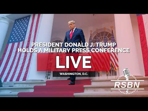 LIVE REPLAY: President Trump Holds a Military Press Conference – 04/06/26