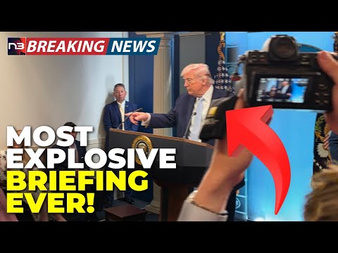 MUST SEE: I Was in the Briefing Room When Trump Said THIS — The Room Went SILENT — Full Video
