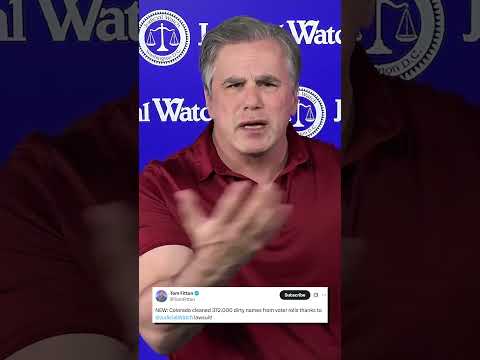 FITTON: NEW: Colorado cleaned 372,000 dirty names from voter rolls thanks to Judicial Watch lawsuit!