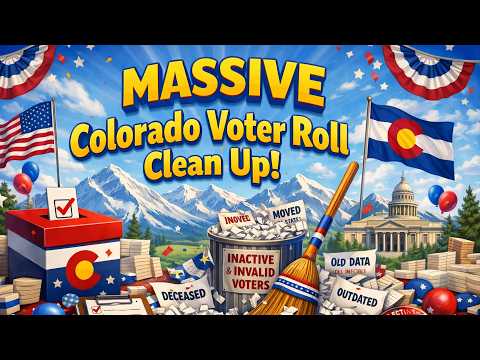 MASSIVE Colorado Voter Roll Clean Up!