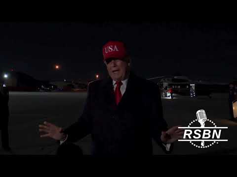 WATCH: President Speaks to the Press after Returning to Washington, D.C. – 04/12/26