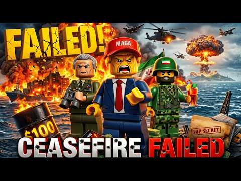 CEASEFIRE FAILED! 🚨 Trump’s Hormuz Blockade Explained (LEGO Rap Story)