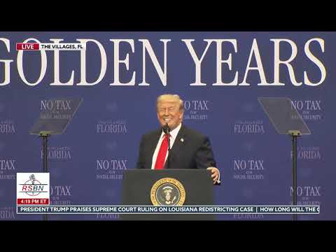 FULL EVENT: President Trump Delivers a Triumphant Speech at The Villages – 05/01/26