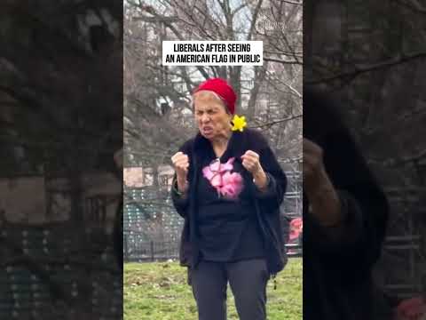 Liberals After Seeing an American Flag in Public