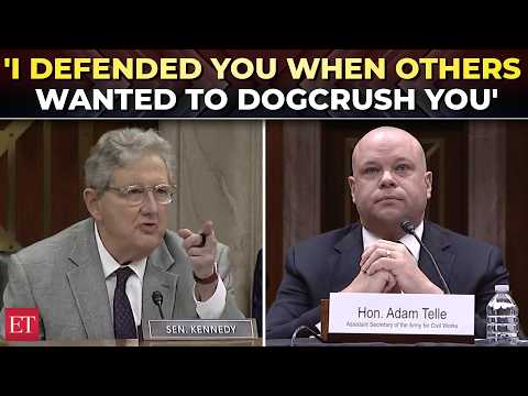 ‘You can’t spit on my face and tell me it’s raining!’: Sen Kennedy explodes at Army Corps official