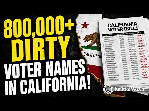 FITTON: Huge Election Integrity Lawsuit in California!