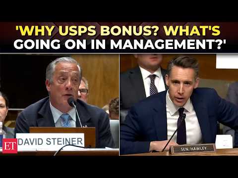 ‘You’ll keep taking BONUSES?’: Hawley loses cool at Postmaster General over USPS executive bonuses
