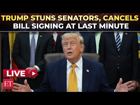LIVE | ‘No SAVE America, NO DEAL!’: Trump abruptly cancels Housing bill signing, shocks Senate GOP