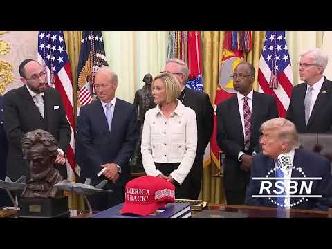 FULL EVENT: President Trump Receives Religious Liberty Commission Report – 06/26/26