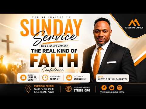 The Real Kind of Faith – Sunday Service with Dr. Jay Caprietta
